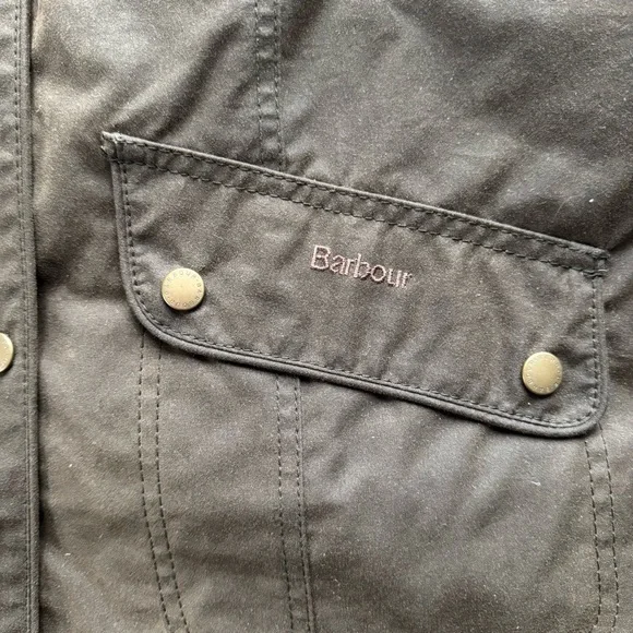 Barbour x Emily Bond Horse Print Ferndown Wax Jacket – UK 16 (US 12) - Picture 5 of 7